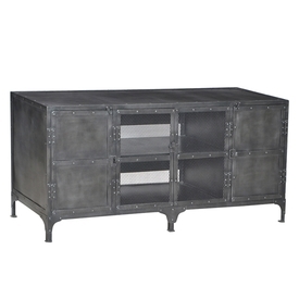 Industrial Iron Media Console