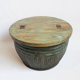 ग्रेन बैरल कॉफ़ी टेबल