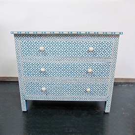 Bone Inlay Chest of Drawers