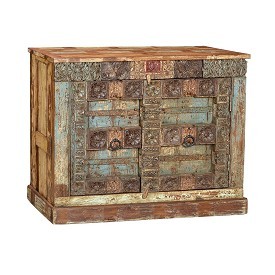 विंटेज इंडियन ओल्ड डोर कैबिनेट