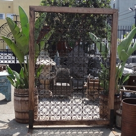 Teak and Iron Screen