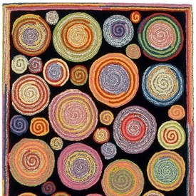 Wool Tufted Loop Floor Rug