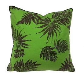 Down Filled Fern Green Pillow