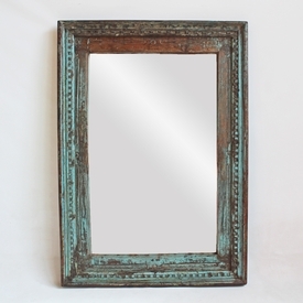 विंटेज विंडो मिरर फ़्रेम
