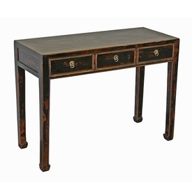 Reclaimed Wooden Table With Drawers