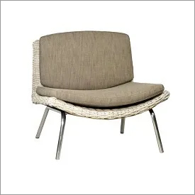 बुना हुआ विकर समसामयिक कुर्सी