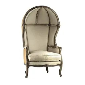 लिनन और कैनवास एग चेयर