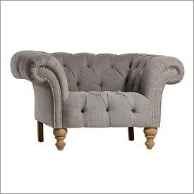 Tufted Upholstered Arm Chair