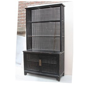 Lattice Work Display Cabinet