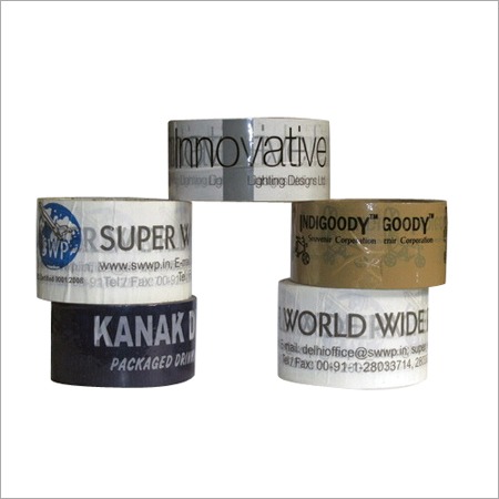 Printed Tapes - Durable Adhesive, White Yellow and Black | Versatile for Various Labeling Needs