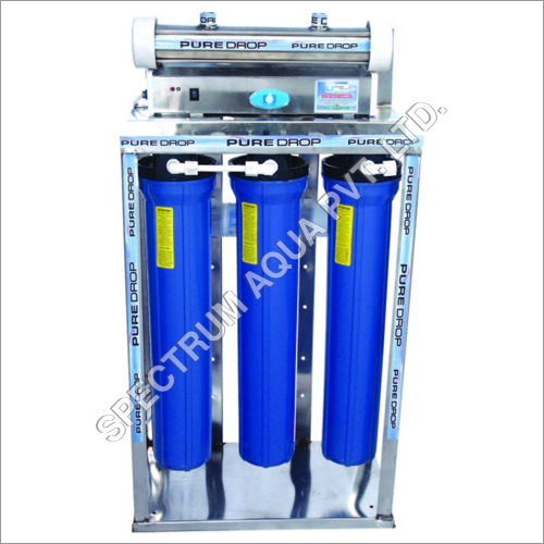 Industrial Water Purifier - Stainless Steel, 250 LPH Flow Rate | Low Power Consumption, Multi-Stage Filtration, User-Friendly Design