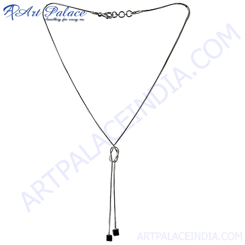 नवीनतम लक्ज़री आयोलाइट सिल्वर नेकलेस