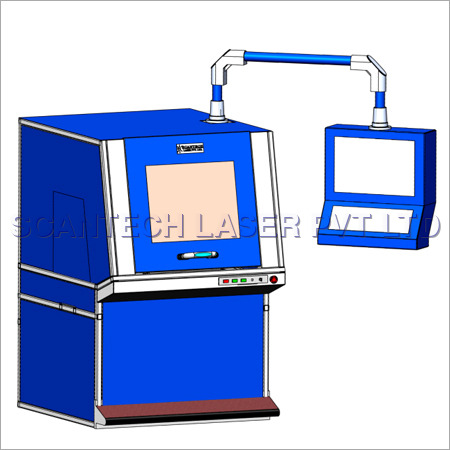 Blue Lascribe Fs Fiber Scribing & Marking Machine