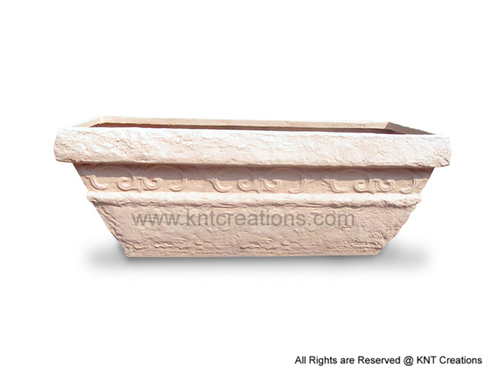 Stone Art Horizontal Planter