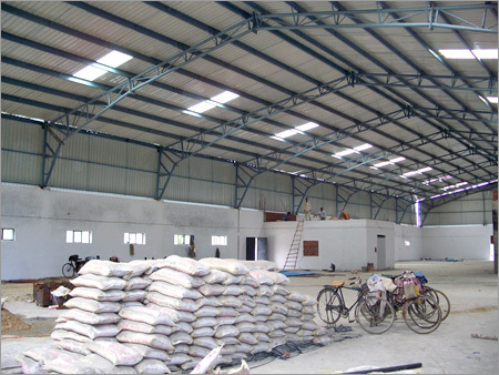 Pre Engineered Pipe Portal Warehouse Structure