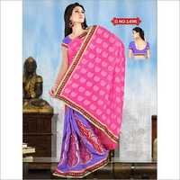 फैंसी प्रिंटेड साड़ियां