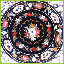 Indian Stone Table Tops - Color: Multicolor