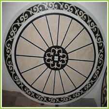 Stone Table Tops Designs - Color: White Black