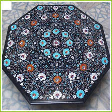 Natural Marble Stone Table Tops - Color: Multicolor