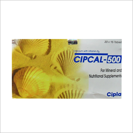 Cipcal 500 Tablet एक कैल्शियम पूरक है जो हड्डियों और दांतों की सेहत को बनाए रखने में मदद करता है। यह हड्डियों में कैल्शियम की कमी को पूरा करता है और हड्डियों को मज़बूत बनाने में सहायक होता है।