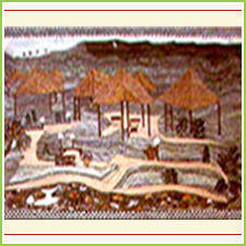 प्राकृतिक संगमरमर पत्थर की चित्रकारी