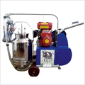 Stainless Steel Engine Operated Single Bucket Milking Machine