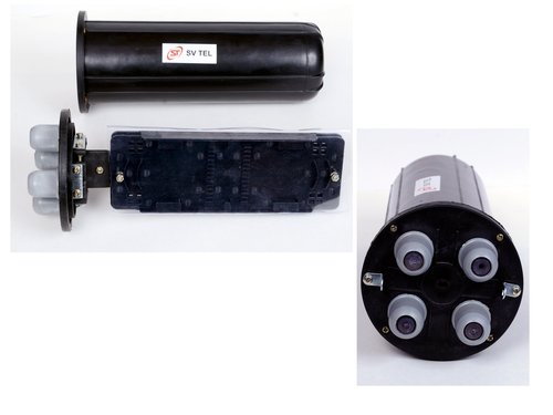 Black Optical Fibre Cable Joint Closures