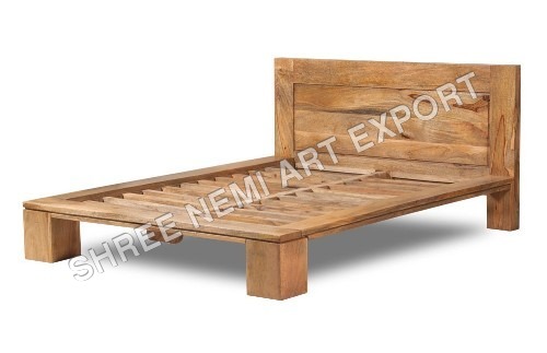 Cube Furniture Bed - Color: Brown