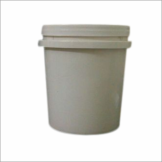 Cream Plastic Grease Bucket