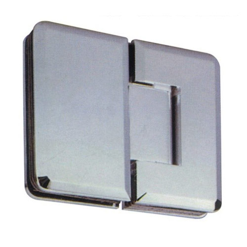 Glass to Glass Hinge 180 Series - Stainless Steel SS Grade 304, Polished Finish, Silver Color | Easy to Install, Rust Proof, Application Specific Design