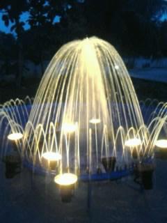 Lighting Water Fountain - Color: Yellow