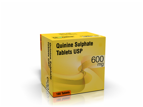 Quinine Sulphate Tablets - 10 Tablets per Strip, Effective Antimalarial Treatment for Malaria Recovery, Synthetic Ingredient, Recommended Dosage by Healthcare Professional