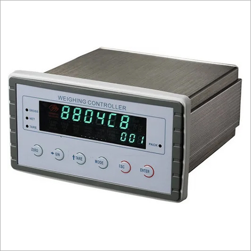 Weighing Indicator Controller - Digital Display, Plastic Housing | 6-digit Led Display, User Programmable I/o Ports, Automatic Tare Function