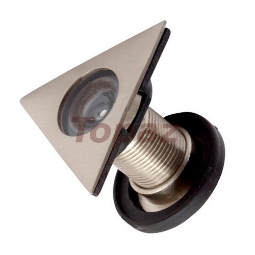 Silver Brass Triangle Door Eye