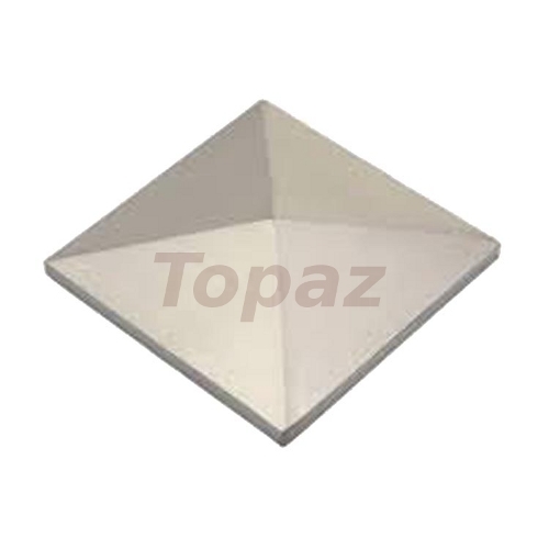 Brass Pyramid Mirror Button