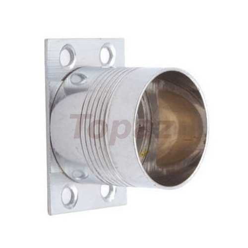 Silver Brass Straight Pipe Socket