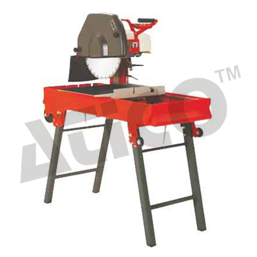 Rock Cutting Machine - Electrically Operated with Cooling System, 230 mm Max Cutting Depth, Universal Table Saw with Stable Height Adjustment