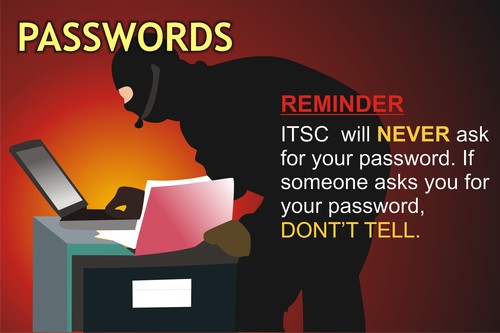 पासवर्ड सुरक्षा पोस्टर