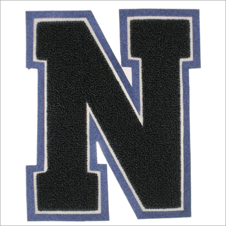 Single Letter Chenille Patch - Fabric, Any Size, Eco-Friendly, Custom Designs | Alluring Patterns, Soft Texture, Easy-to-Stitch