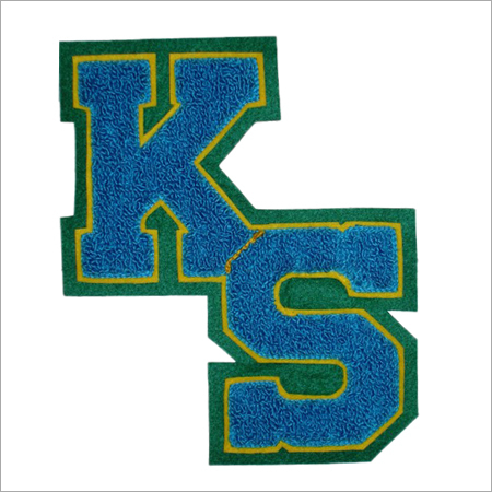 Double Letter Chenille Patch - Premium Fabric, Custom Design | Mesmerizing Patterns, Water Resistant, Colorfast, Flawless Finish, Eco-Friendly