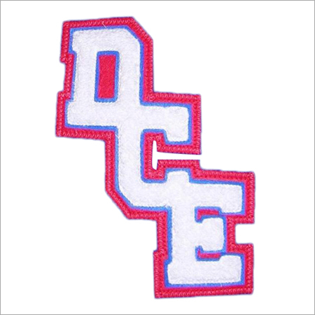 Eco-Friendly 3 Letter Interlocking Chenille Monogram