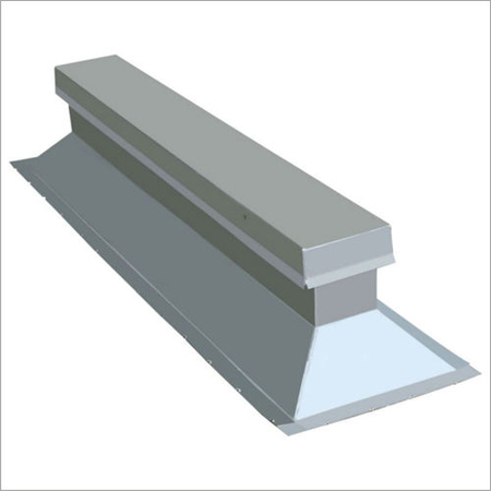 Rooftop Mounting Rails - 18 Gauge Galvanized Steel, 8" Height x 3-1/2" Width x 3-6' Length | Includes 2x4 Wood Nailer, 1450 Lb. Load Capacity