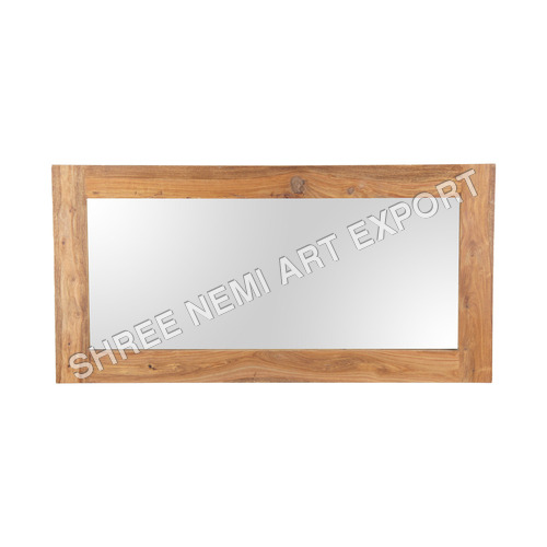 Sheesham Wood Mirror Frame - Polished Finish, Rectangular Shape, 50.8-76.2mm Thickness, 500-1000g Weight