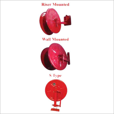 दीवार पर माउंटेड होज़ रील ड्रम