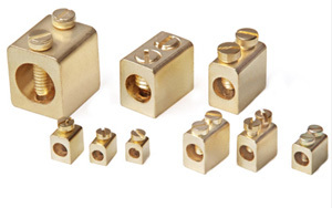 Brass Electrical Terminal Block - Brass, 1-3 Inch Size, Painted Surface Finish | Durable Material, Reliable Electrical Connectivity