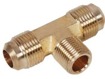 पीतल की नर शाखा टी