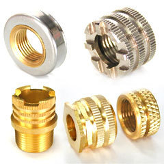 Brass PPR Insert - Polished, Round 1-3 Inch Female Connection for Hardware Fitting Use