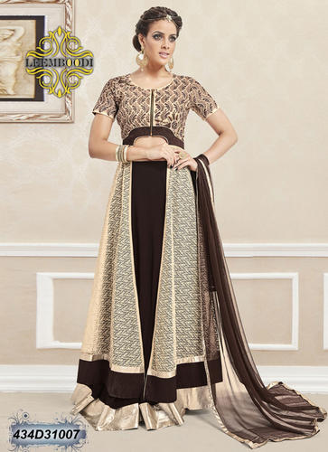 अनारकली कढ़ाई वाली सलवार क़मीज़