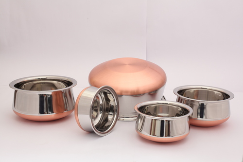 स्टेनलेस स्टील तांबे के नीचे वाली कटोरियाँ