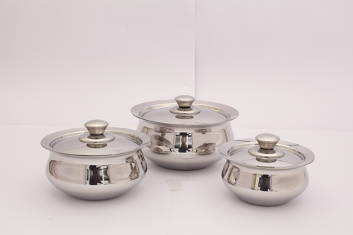 स्टेनलेस स्टील के खाना पकाने के बर्तन